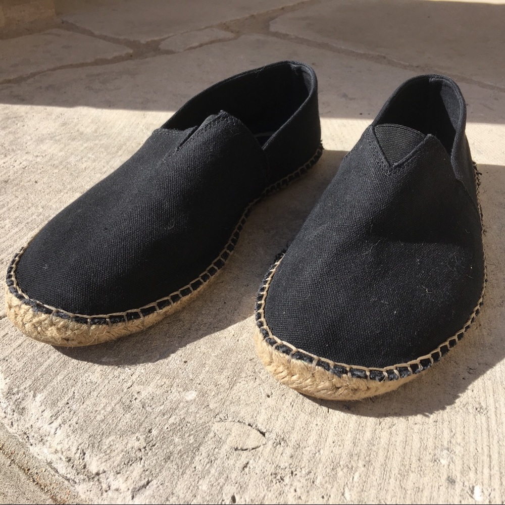 Slip-On BLACK shoes TOMS lookalike